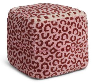 Doing Goods Vreča za sedenje Doing Goods Pink Leopard Pouf S