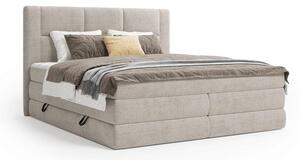 BOXSPRING POSTELJA 160 cm x 200 cm , tekstil bež