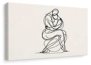 Slika minimalistična risba figure