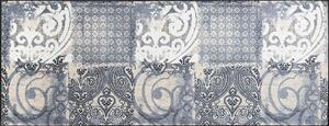 TEKAČ Arabesque 75/190 cm potiskano svetlo siva, bež