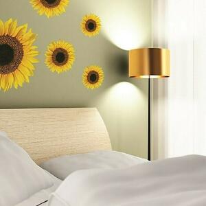 Nalepka z gibljivimi očmi Sunflower (Š x V: 31 x 21 cm, 2 -del.)