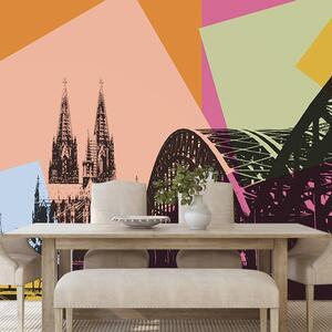 Tapeta digitalna ilustracija mesta Köln