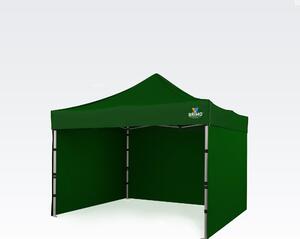 Vrtni paviljon 3x3m - plus 3 stene - Zelena