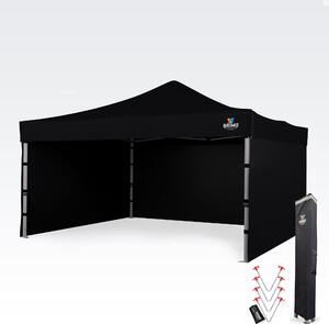 Škarski paviljon 4x4m - plus 3 stene - Črna