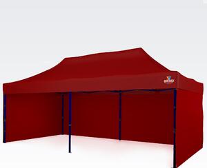 Reklamni paviljon 3x6m - plus 3 stene - Rdeča