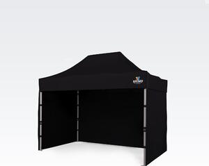 Profi Vrtni Šotor 2x3m ALU EXCLUSIVE (3 stene) - plus 3 stene - Črna
