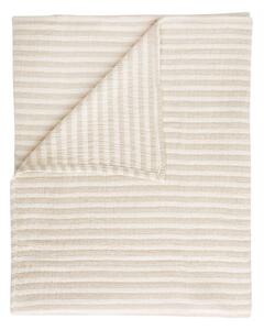 Bombažna odeja v naravni barvi 150x200 cm Cotton Muslin Stripe – Bianca