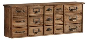 Stenska komoda iz masivnega bora v svetli naravni barvi 67x25x14 cm Klas – Ellos Home