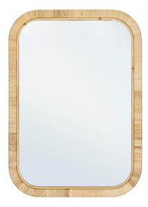 Stensko ogledalo z okvirjem iz ratana 50x70 cm Hakima – Bizzotto
