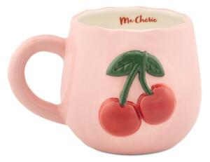 Svetlo rožnata skodelica Cherry – Sass & Belle