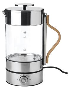Steklen grelnik vode v srebrni barvi 1,2 l Emma – Stelton