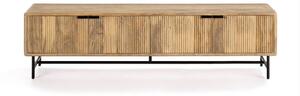 TV omarica iz masivnega manga v naravni barvi 190x50x40 cm Mundra – MOME