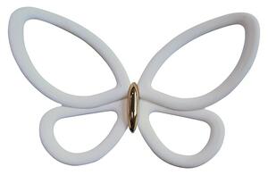 Nalepka z gibljivimi očmi Metulji (12 -del., Bela)