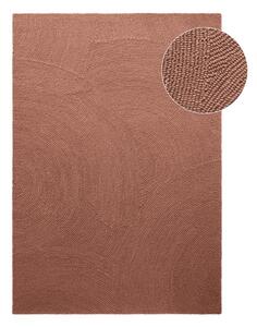 Ročno tkana volnena preproga v barvi terakote 80x150 cm Calmio – Hanse Home