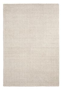 Kremno bela ročno tkana volnena preproga 200x300 cm Calira – Kave Home