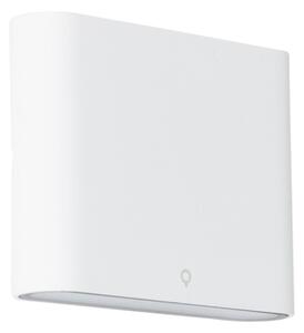 Sodobna zunanja stenska svetilka bela 11,5 cm vključno z LED - Batt