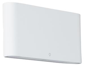 Stenska svetilka bela 17,5 cm vključno z LED IP65 - Batt