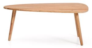 Klubska mizica iz masivne akacije v naravni barvi 60x110,5 cm Duvani – Kave Home