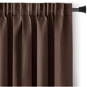 Rjava zavesa za delno zatemnitev 140x175 cm Kierra – Restilo