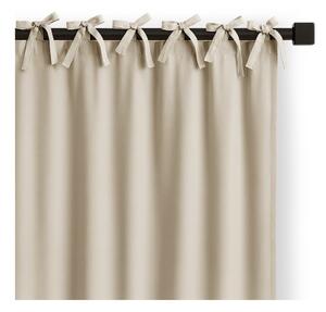 Kremno bela zavesa za delno zatemnitev 140x250 cm Carli Tie – Restilo
