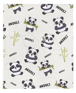 Personalizirana Odeja z Imenom - Panda