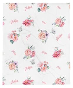 Personalizirana Odeja z Imenom - Floral