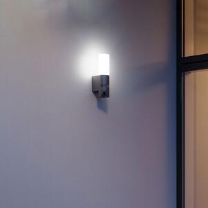 STEINEL L 620 Cam SC LED zunanje stensko svetilo antracit, Črna, Kovina, Sodobni