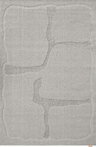 Siva volnena preproga 200x300 cm Morphic Organica – Agnella