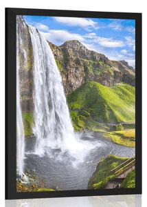 Plakat slap Seljalandsfoss