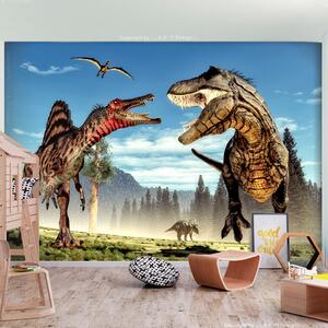 Fototapeta - Fighting Dinosaurs