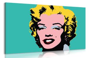 Slika ikonična Marilyn Monroe v pop art dizajnu