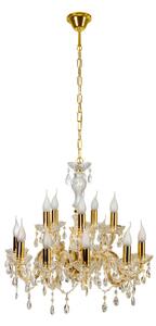 KRISTALNA VISEČA SVETILKA Maria Teresa 62/62/130 cm E14