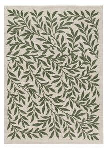 Zelena/kremno bela notranja in zunanja preproga 80x150 cm Lua – Universal