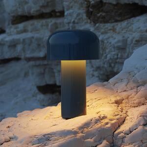 FLOS LED namizna svetilka na baterije Bellhop, modra, 21 cm, z možnostjo, zatemnjen, Modra, Dnevna soba / jedilnica, Plastika, Dizajn