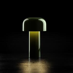 FLOS LED namizna svetilka Bellhop na baterije, zelena, 21 cm, z možnostjo, zatemnjen, Zelena, Dnevna soba / jedilnica, Plastika, Dizajn