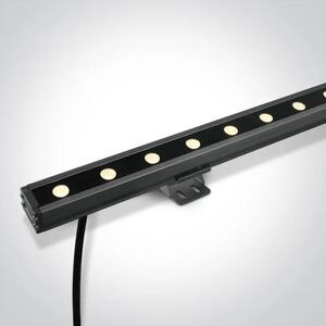 STENSKA LED SVETILKA ZA PRALNICO/24×1W/3000K/1700lm/24V 60°×20° IP66 1000mm DM7055B/W