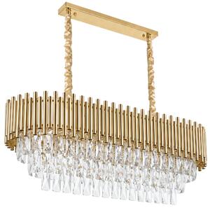 Kristalna viseča svetilka SWE105-CP GOLD
