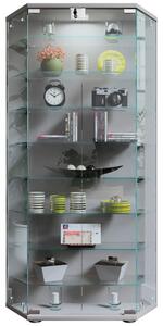 MID.YOU Vitrina Cenila Xl, Srebrna