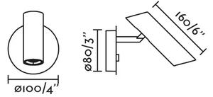 STENSKA LED SVETILKA LEO 3,5 W 2700 K BELA FR43792