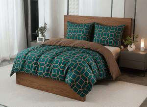 Posteljnina iz mikrovlaken mikroflanel KERNAL zelena Dimenzije posteljnine: 70 x 90 cm | 140 x 220 cm