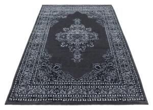 TKANA PREPROGA Marrakesh 300/400 cm tkano siva, črna