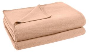 ODEJA SOFT FLEECE, BEŽ Soft-Fleece 160/200 cm peščene barve