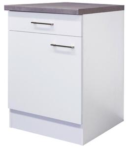 Mömax Kuhinjska Spodnja Omarica Neo, Bela, Siva, Š. 60 Cm