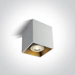 NADSTROPNA SVETILKA GU-10 CUBE BELA DM12105TA/W