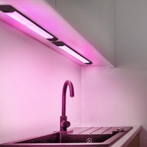 OSRAM LED-podsvetilka Linear Edge Sensor RGBW 50 cm črna, zatemnjen, Črna, Kuhinja, Aluminij