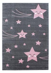 Rožnato-siva otroška preproga 140x200 cm Kids – Ayyildiz Carpets