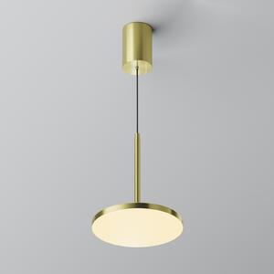 Maytoni LED obesek Plato, medenina, Ø 18,5 cm, aluminij