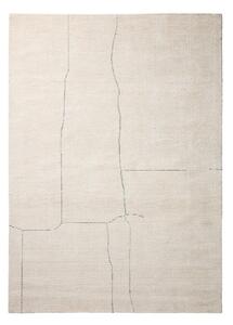 Kremno bela ročno tkana preproga 200x300 cm Lisdan – Kave Home