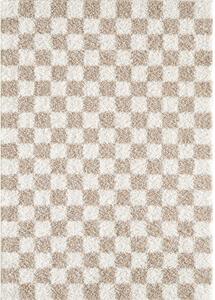 Bež/kremno bela preproga 120x170 cm Grida – ESTE