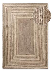 Obojestranska/ročno tkana preproga iz jute v svetli naravni barvi/v temni naravni barvi 120x170 cm Juno – Hanse Home